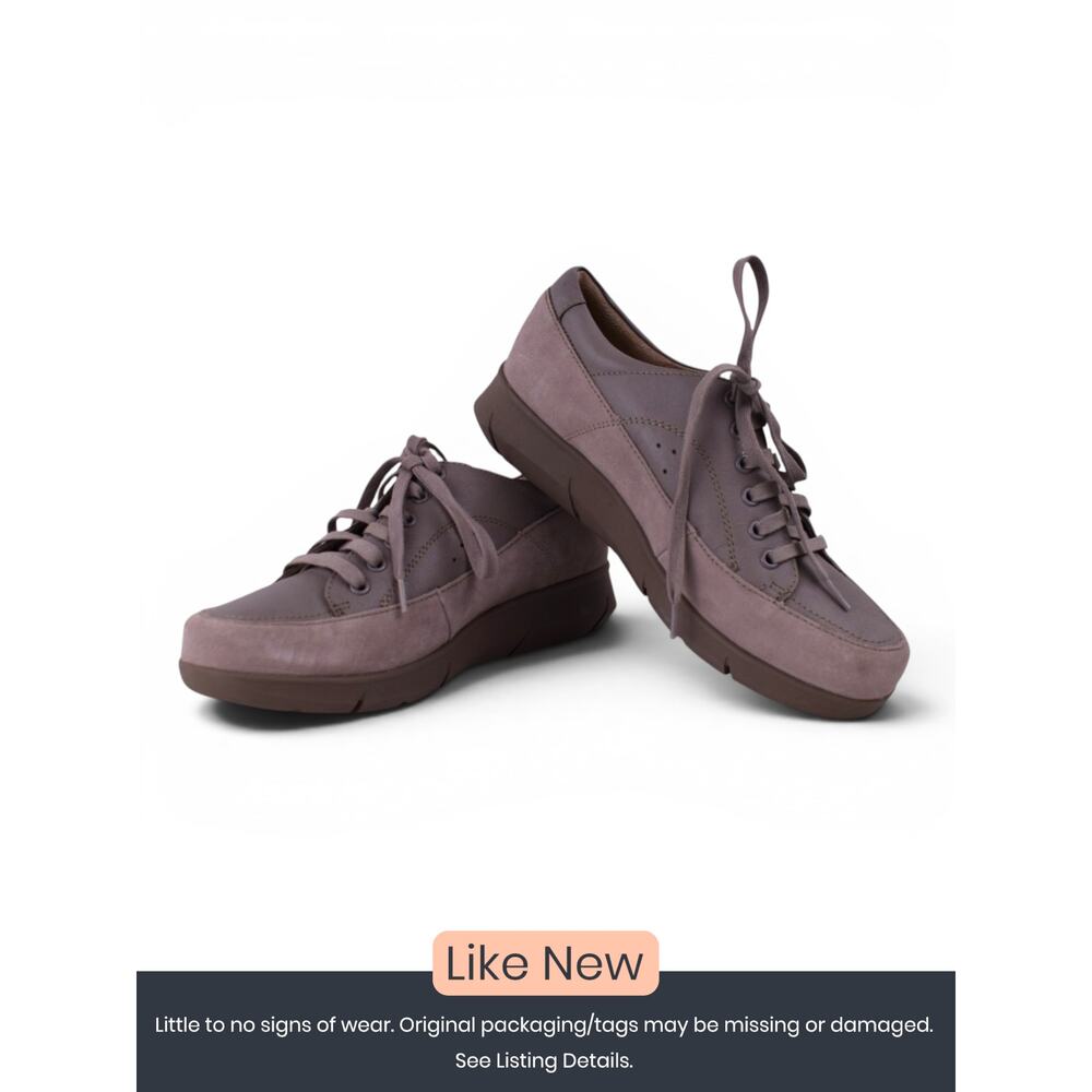 Hush Puppies Lace Up Casual Shoes Taupe Women's Size 6.5